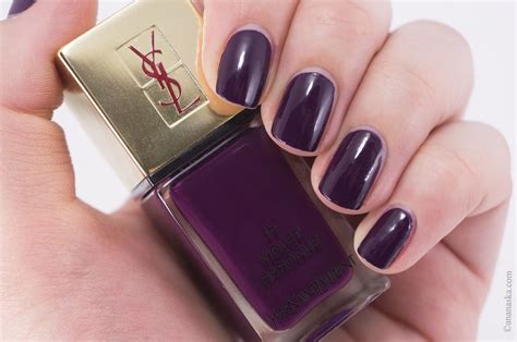 ysl violet baroque|YSL beauty nail varnish.